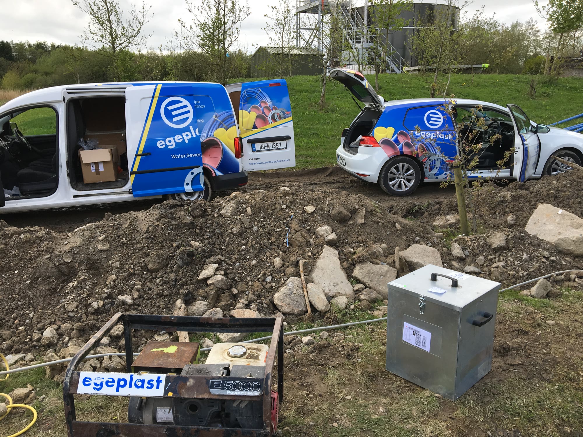egeplast Ireland site support vehicles and equipment